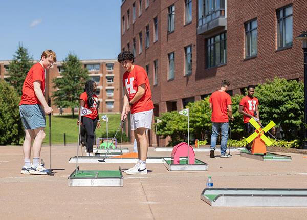 Residential Life First Year Fun Zone mini golf