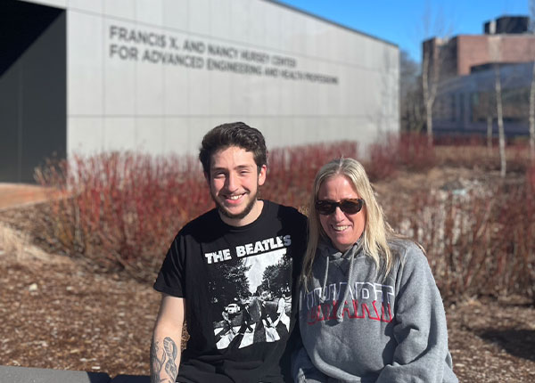  Lori with her son, Jacob Katz ’26
