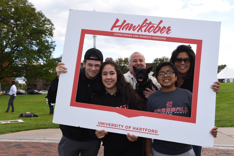 photo of family at Hawktober