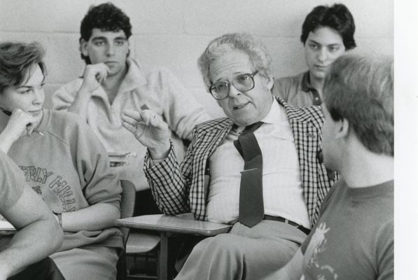 photo of Peter Breit in classroom
