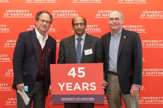 Bharat Kolluri with Greg Woodward and David Gordon