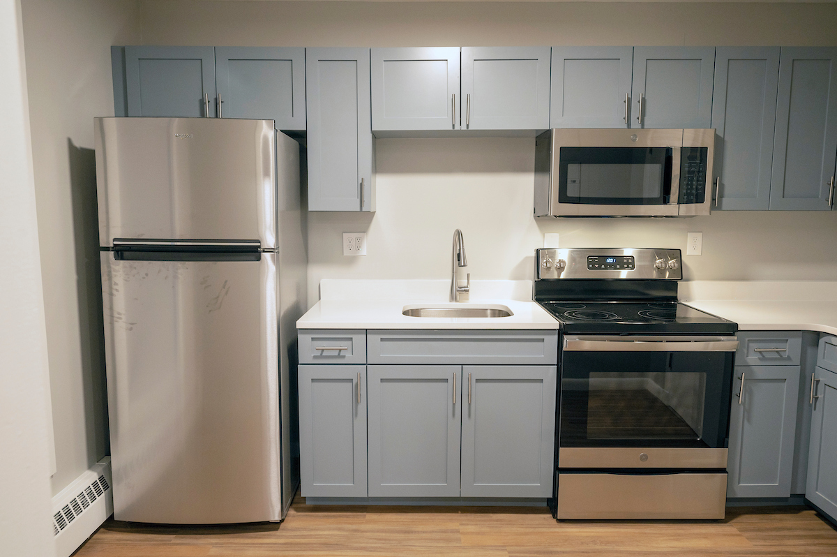 Photo of renovated kitchen