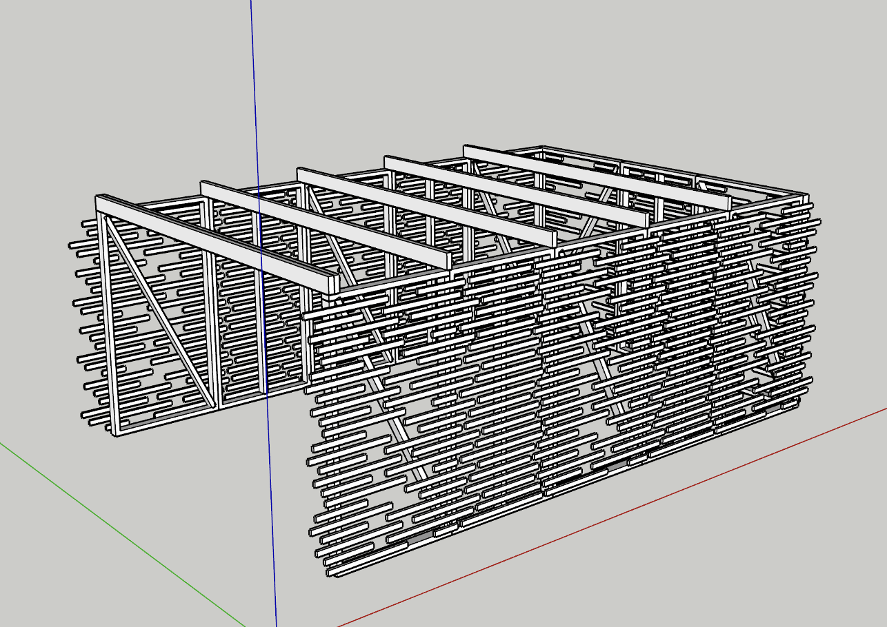 Rendering of the Sukkah