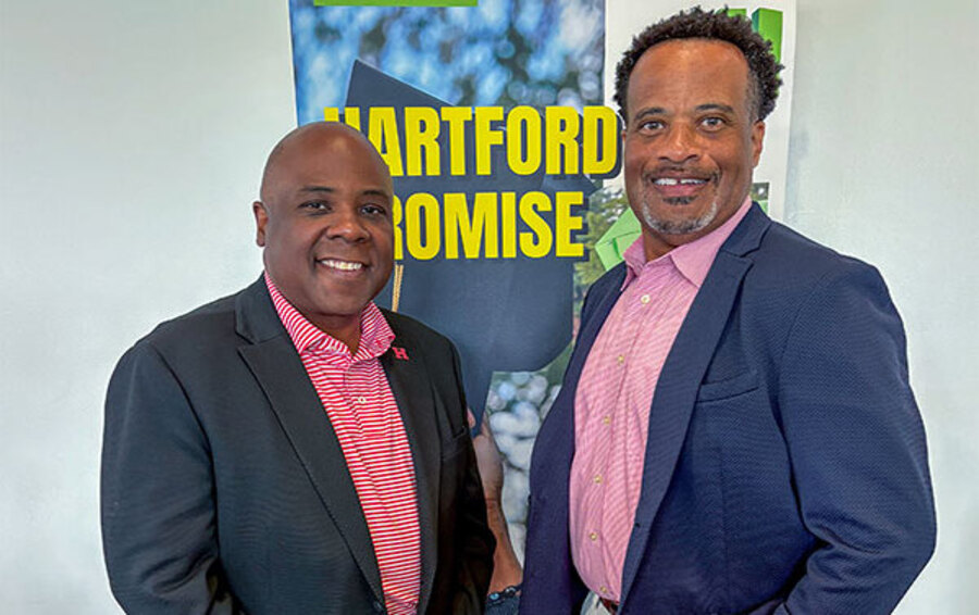 President Ward and Jay Williams