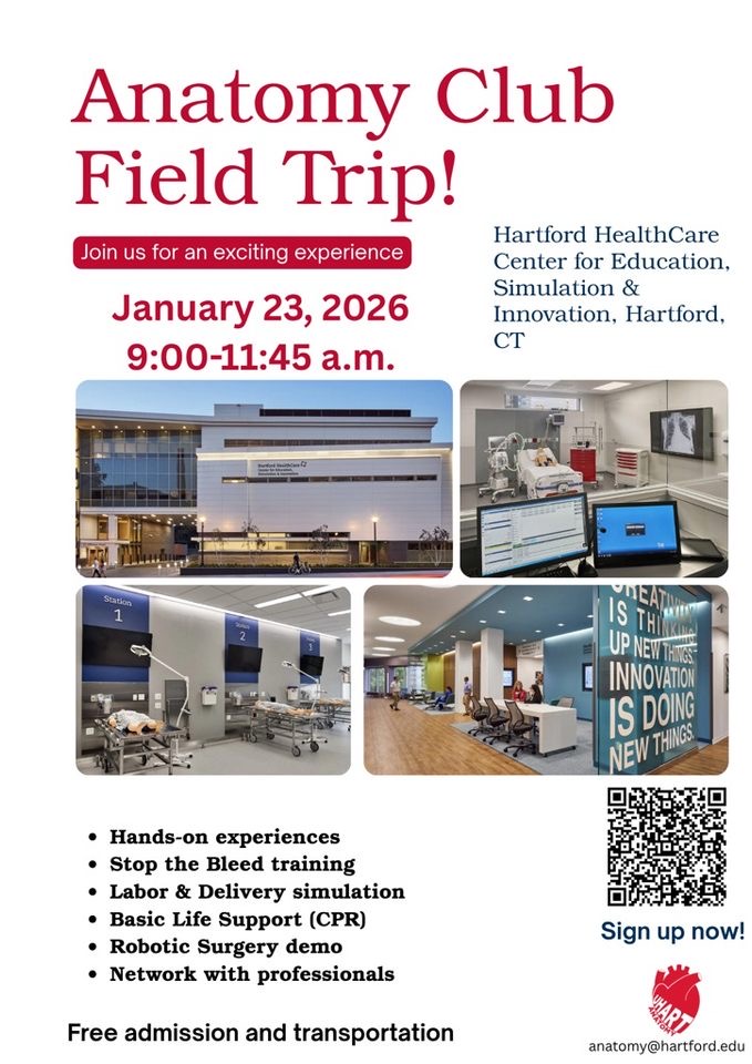 Anatomy Club Field Trip - University of Hartford