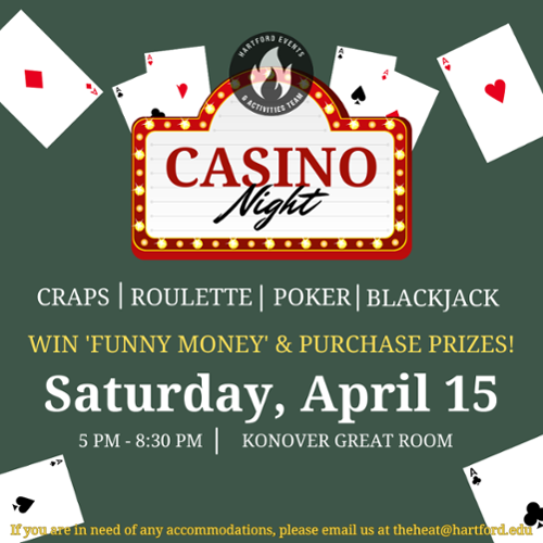 Heats Casino Night Flyer