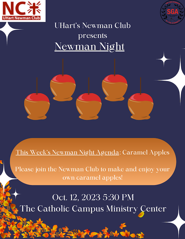 Newman Night: Caramel Apples - University of Hartford