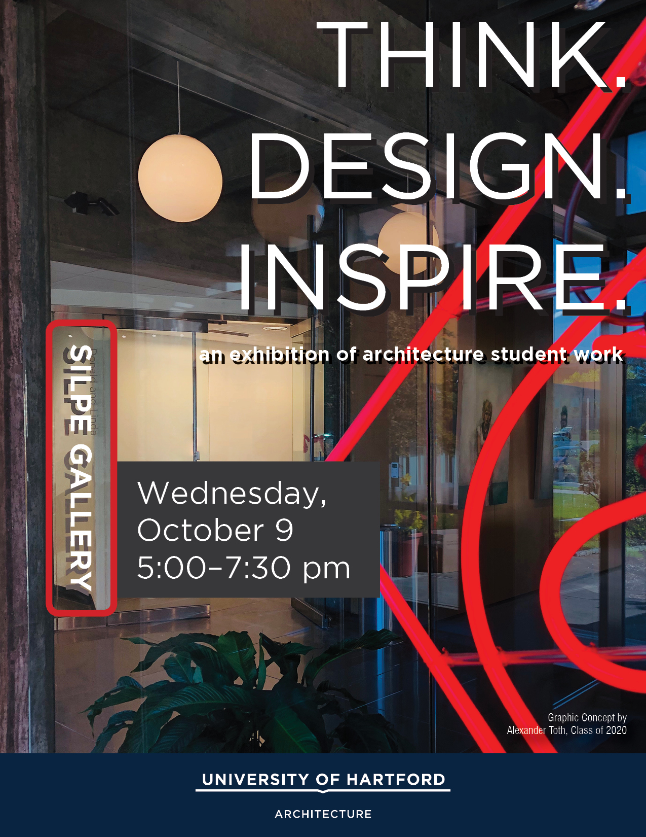 UHart Arch Student Exhibition Invitation Flyer