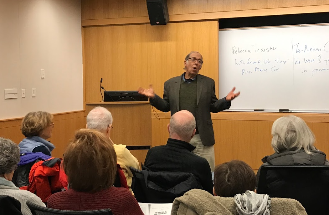 Professor Warren Goldstein in a classroom