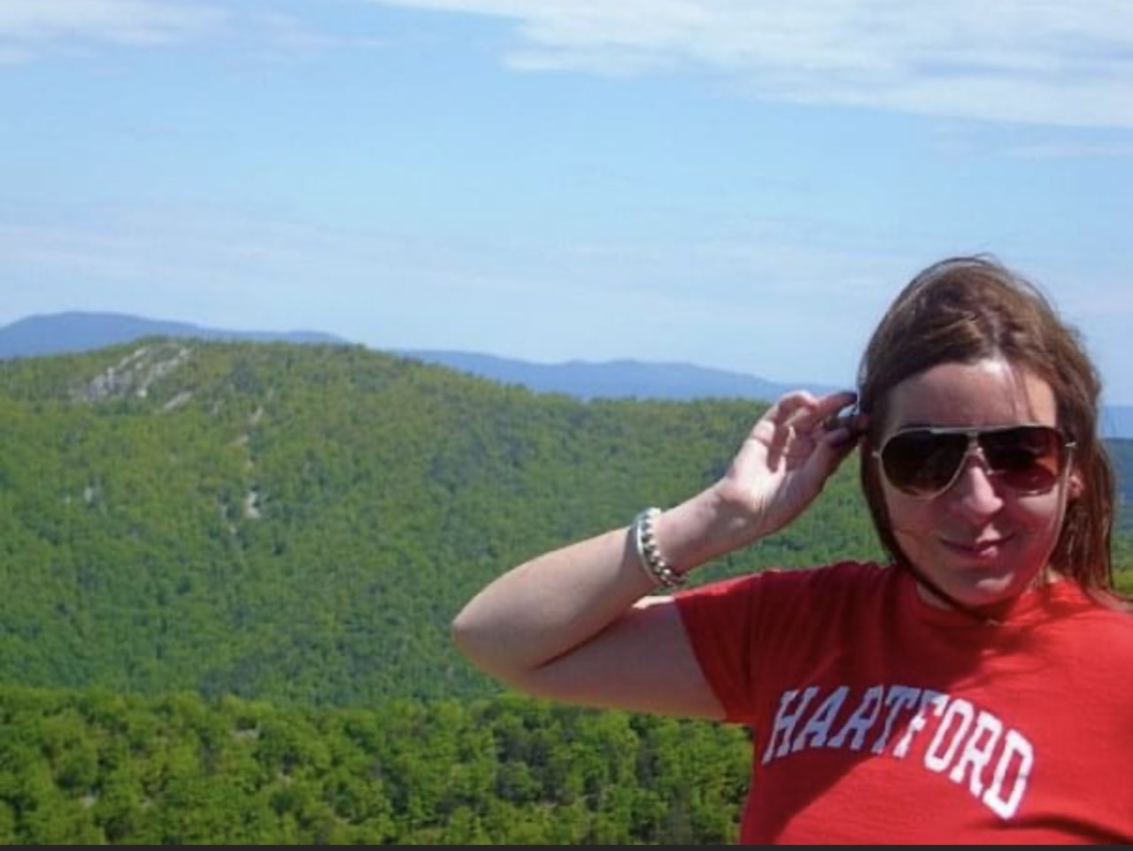 Emily Marchetti '04 at Shenandoah National Park