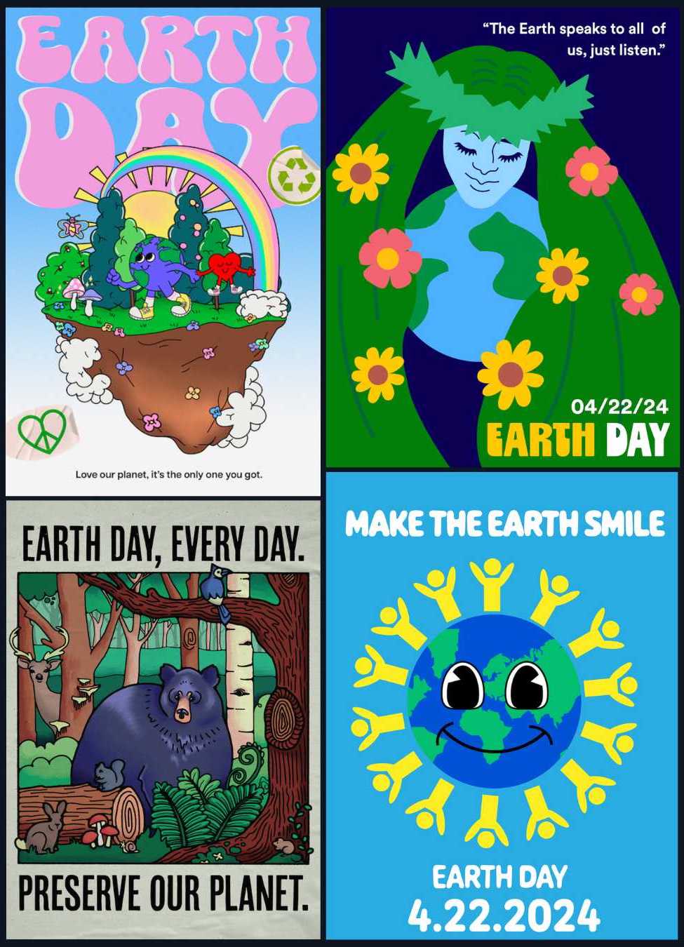 earth day posters.