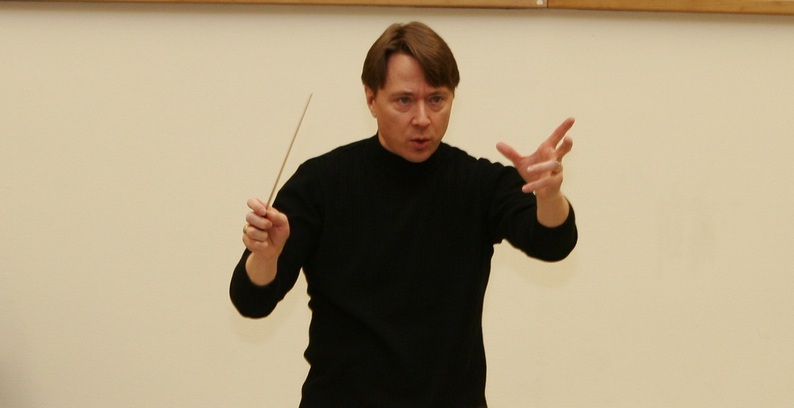 photo of Glen Adsit conducting